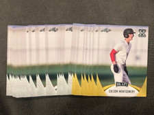 Lot of (40) COLSON MONTGOMERY 2021 Leaf Draft Baseball cards 32 base + 8 gold