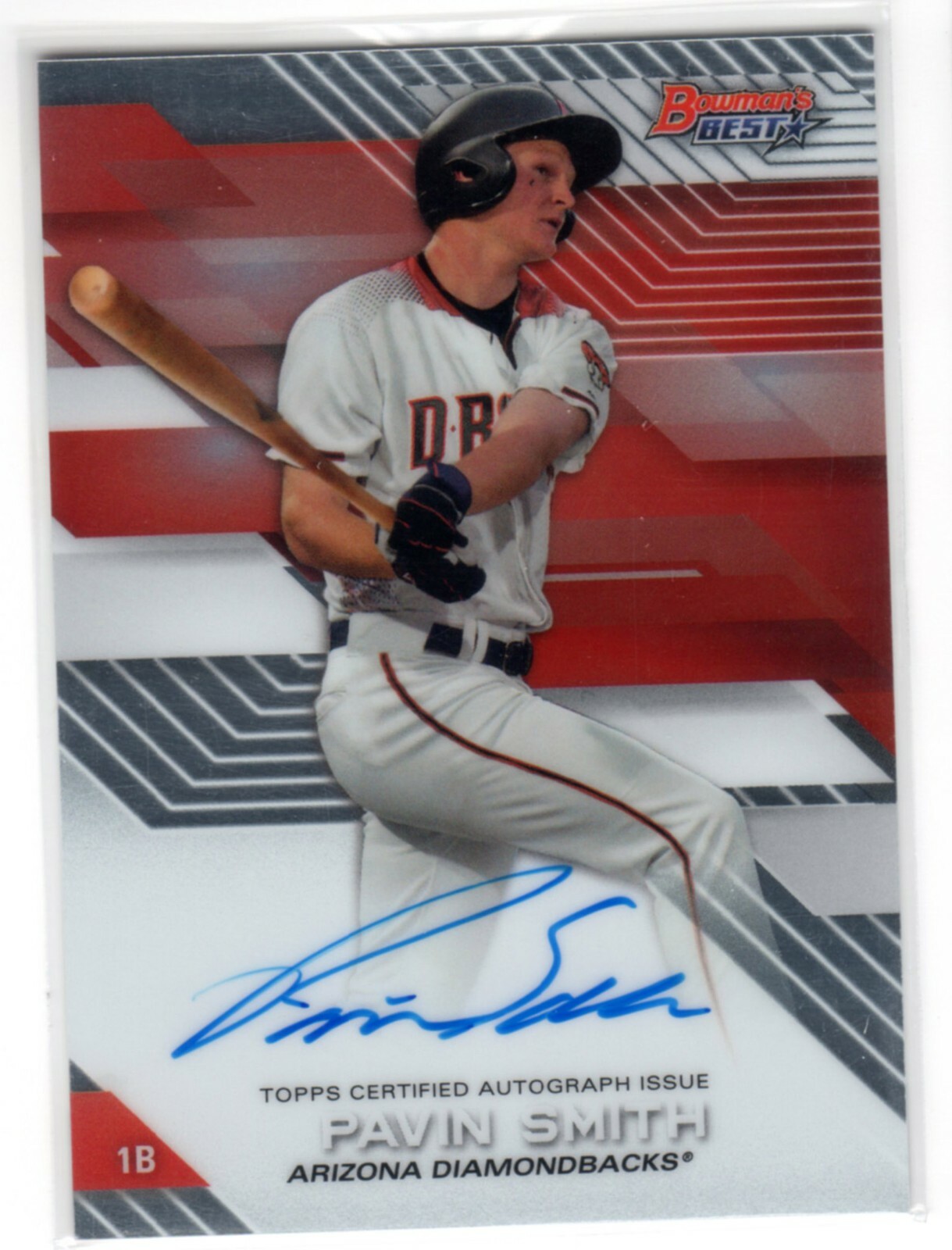2017 Bowman's Best Autograph Pavin Smith Auto Diamondbacks