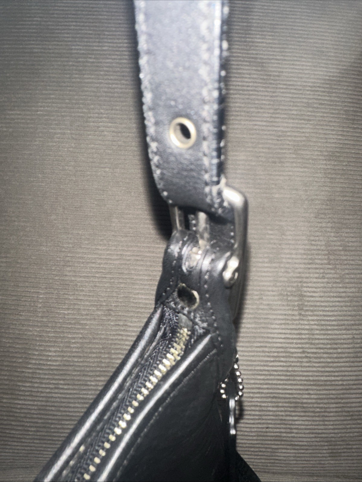 Vintage Coach Janice Legacy 6610 Black Leather Mini Crossbody Adjustable Strap image 10