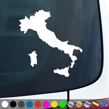 Italien Aufkleber Italy Italia Karte Umriss Sticker Auto Geschenkidee
