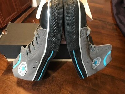 *UESD*~Converse Chuck Taylor All Star Hi-top Gray Size Men s 10~*USED* W/BOX