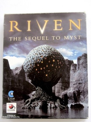 Riven the Sequel to Myst VINTAGE WINDOWS 95 MAC PC Spiel Game 1997 BIG BOX +LöBu