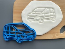 Fiat Multipla cookie/ biscuit cutter, decorating ideas, car,  1970's
