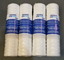 10" x 2.5" 5 Micron Wound String Sediment Water Filter Cartridges RO - 4 PACK