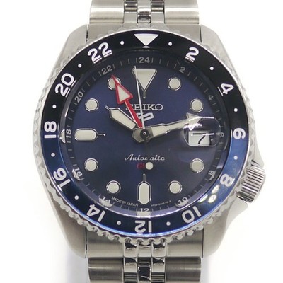 Neu Seiko 5 Sports SKX GMT Limited Edition SSK031K1 rotes Zifferblatt 42,5 mm