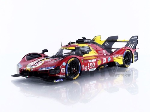 LOOKSMART 1/18 - FERRARI 499P HYPERCAR - WINNER LE MANS 2024 LS18LM048 - Picture 11 of 12