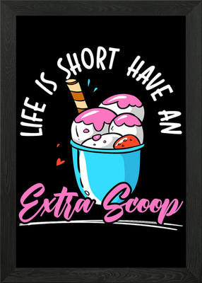 Have An Extra Scoop Gerahmtes Wandbild Poster Leinwanddruck Bild