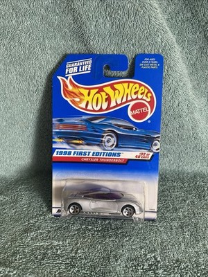 Hot Wheels #671 1998 First Edition 32/40 CHRYSLER THUNDERBOLT Gray