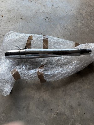 Harley Thunderheader On Slip On Muffler Touring Or Custom Build Exhaust 