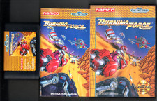 Burning Force SEGA Genesis 1990 Namco CIB Complete in Box Authentic Tested