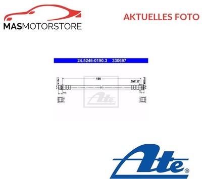 BREMSSCHLAUCH BREMSLEITUNG HINTEN ATE 245246-01903 P FÜR PEUGEOT 307,308,308 SW