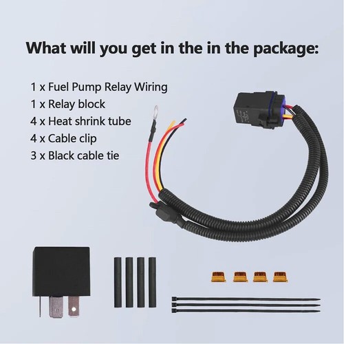 Pump Relay Wiring Pump Relay Wiring 68269523AD For Chrysler For Ram Fuel Pump - Picture 3 of 12