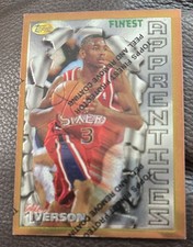 Allen Iverson 1996/97 Topps Finest Basketball ROOKIE CARD # 69. rookie card picture