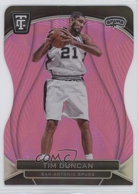 2024 Totally Certified Legends Pink Platinum Mirror Die-Cut Tim Duncan HOF 04br