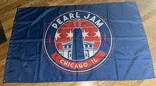 Pearl Jam Chicago Wrigley Flag 2018  58&rdquo; X 35&rdquo; Excellent Condition