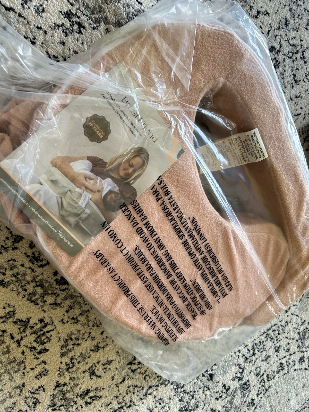 My Brest Friend Super Deluxe Nursing Pillow for Enhanced Comfort & Support  