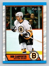 #167 Bob Carpenter 1989-90 O-Pee-Chee Boston Bruins