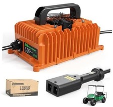 Smart Golf Cart Battery Charger for EZGO TXT, 18 AMP 36 Volt Golf Cart Orange