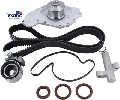 Engine Timing Belt with Water Pump Compatible with Dodge Avenger, Challenger, Ch
