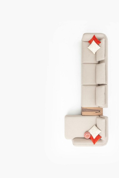 Ecksofa L-Form Wohnzimmer Couch Polstersofa Ecke Garnitur Stoffsofa-image