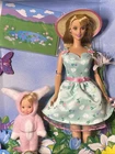 VTG ‘99 Easter Egg Party Barbie & Kelly Gift Set Target EXCL. *New No Box