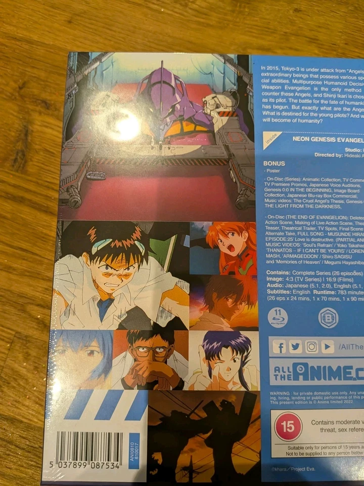 Neon Genesis Evangelion Limited Edition Blu-ray [Region B] - Image 2 of 4
