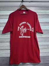 Vintage Agony Chorus Showband T Shirt 90s Made In USA Single Stitch XXL