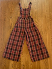 Cider Plaid Tartan Pleated Jumpsuit Overalls XS New With Tags Vintage Look — photo 6
