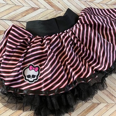 Monster High Red Black TuTu Skirt One Size