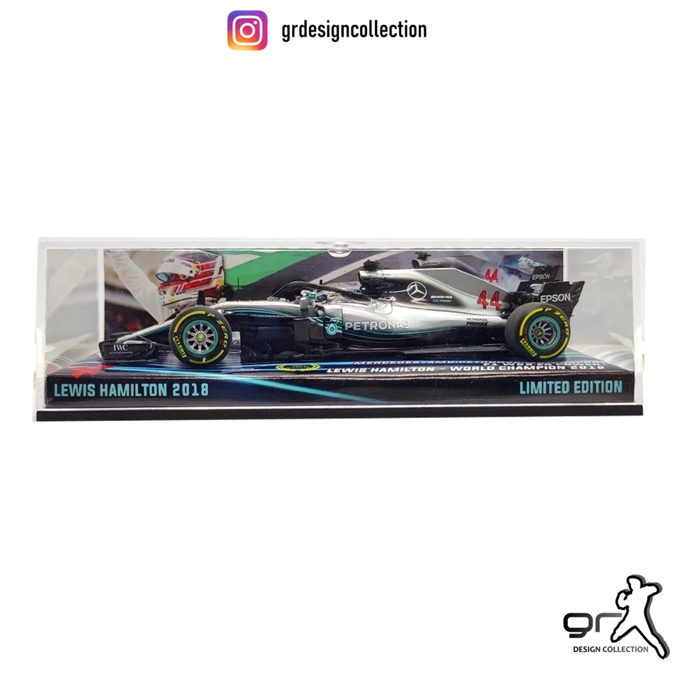 Lewis Hamilton - Mercedes W09 - F1 World Champion 2018 / Minichamps / 1:43 - Immagine 2 di 4