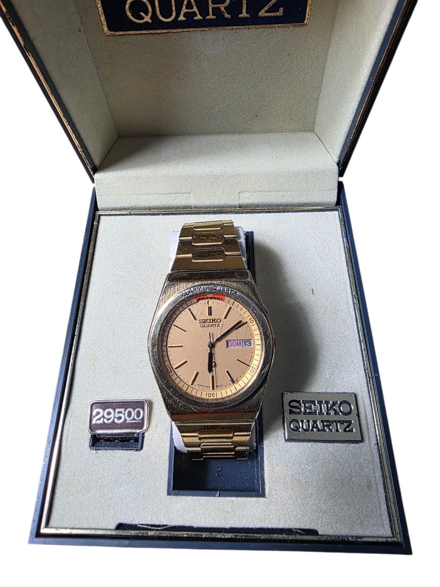Vintage Seiko Alarm Mens Quartz Watch 7223-6019 | eBay