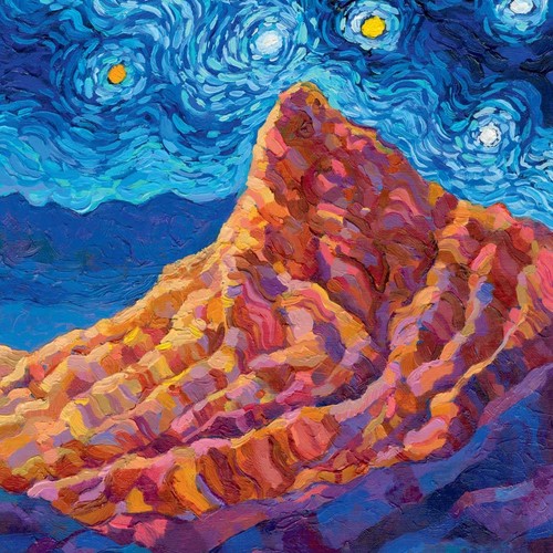 2026 Starry Night Wall Calendar 12" x 24" Inches - National Parks Collective - Picture 8 of 9