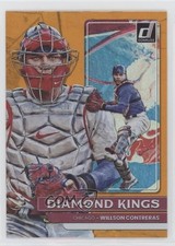 2022 Panini Donruss Diamond Kings Holo Orange Willson Contreras #24 8d2