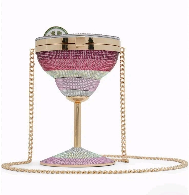 🌸✨ Bandolera Rosa Cristal Margarita – Un Brindis por el Glamour ✨🌸 Foto 4 de 4