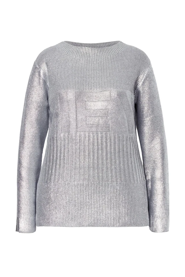 Laurasøn Damen Strickpullover Langarm Rundhalsausschnitt 834007