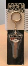 Vintage Ford Tri Crest Keychain Nos Taylor Original Card Classic Auto Key Fob