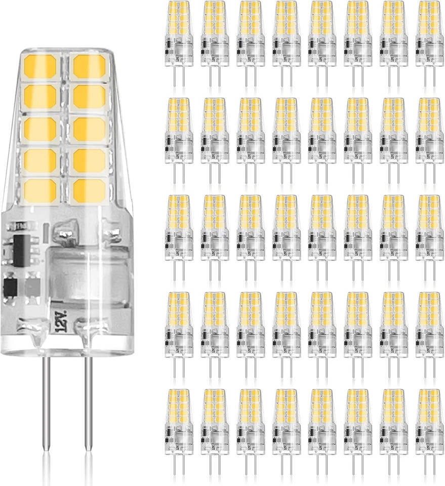 Energy-Efficient G4 LED Bulb 40 Pack 2W 30W Equivalent 3000K - Image 3 of 4