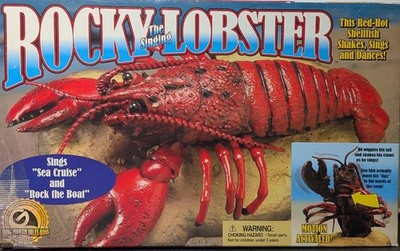 Vintage 2000 Gemmy Rocky The Singing Lobster Animated In Box With Power Cord
