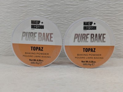 Makeup Obsession - Pure Bake Baking Powder - Finishing - Topaz - .28 oz - 2 Pack
