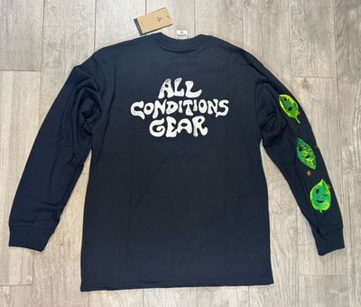 Nike ACG Long Sleeve Shirt Mens Small NWT Black Leaf Bug Dri-FIT Gorpcore