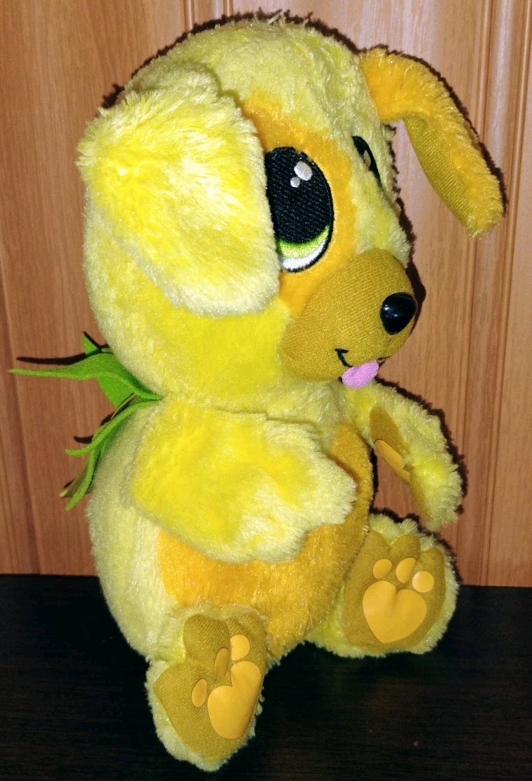 Fur Berries Hidden Plush Pineapple Puppy Yellow 10