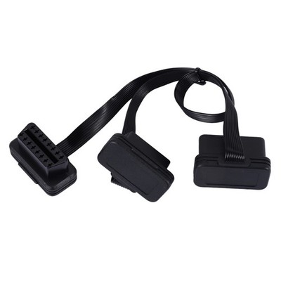 OBDII Erweiterung Doppel Anschluss Y Verteiler  OBD2 16PIN Stecker zu Buchs8463