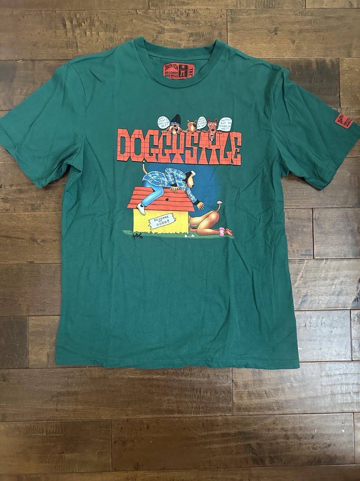 FILA Snoop Dogg Doggystyle X Death Row X Shoe Palace Camicia verde XXL