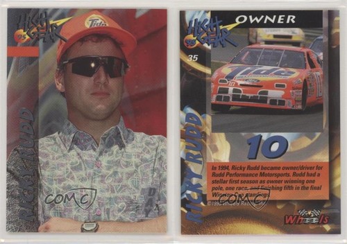 1995 Wheels High Gear Day 1 Ricky Rudd #35 9di - Picture 3 of 3