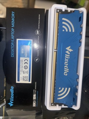 8GB X2 Wlizedle  DDR3-PC3-14900-Blue 8GB Ram