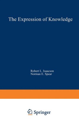 Robert L. Isaacson (u. a.) | The Expression of Knowledge | Taschenbuch (2012)