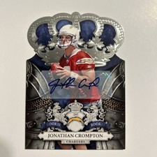 2010 Panini Crown Royale Signatures /249 Jonathan Crompton #156 Rookie Auto RC