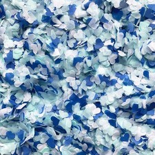 Biodegradable Heart Wedding Confetti | Blue & White Tissue Paper Hearts