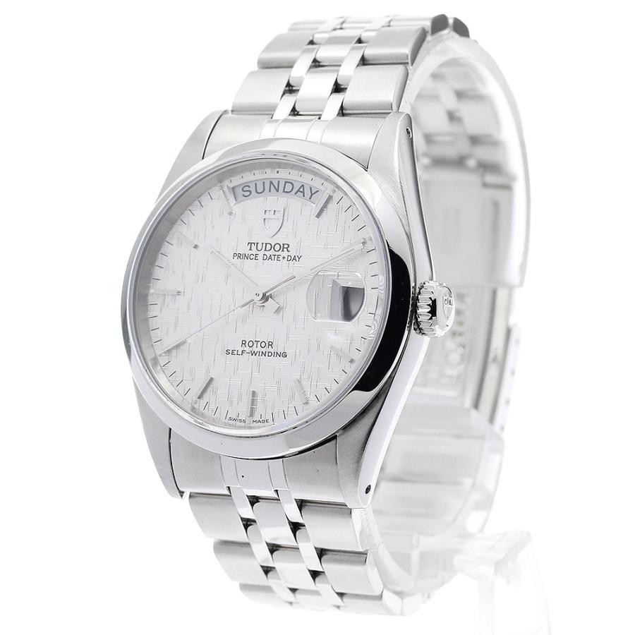 TUDOR PRINCE DATE-DATE 76200 36mm SS Silver Dial Automatic #C230