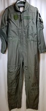 Men  s Flight Suit Coveralls 40R Sage Green Nomex CWU  27/P Carter Industries USAF